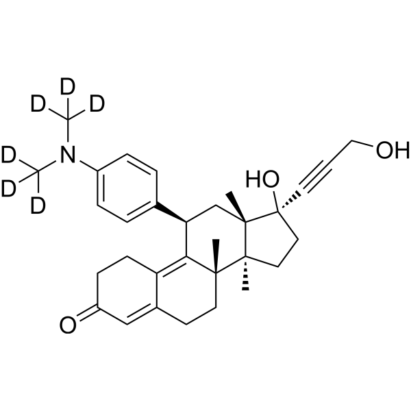 22-Hydroxy Mifepristone-d6 (RU 42698-d6)